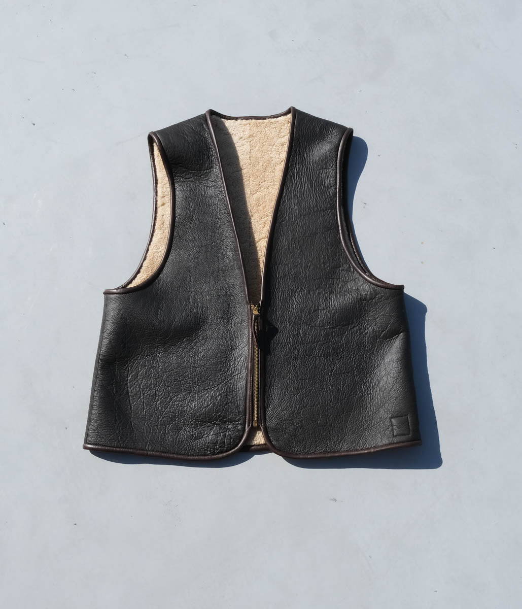 Gurank "Lamb Skin Vest" (BRN)