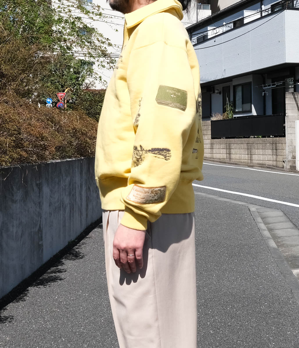 YELLO 名画を纏う　限定スウェット 洗える】裏起毛ロゴスウェット（2002549660） | Dessin
