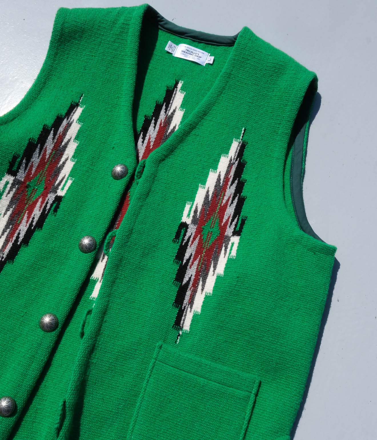 トップス TRUJILLO'S WEAVING VEST 36 S TRUJILLO'S ／ CHIMAYO SUQARE VEST（38〜40） | CALIF