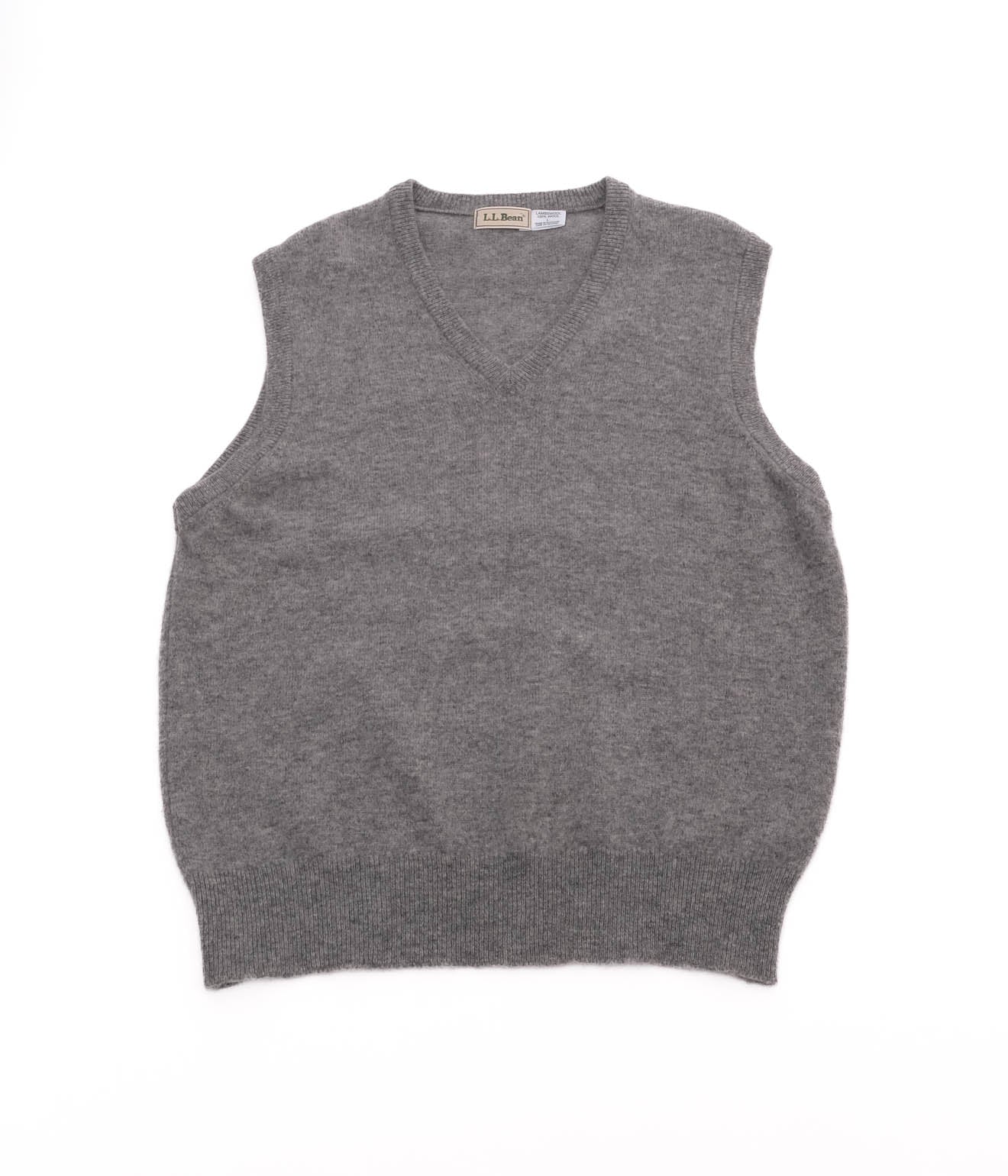 80's LLBean Knit Vest (Light Gray) – Lakewood Clothing