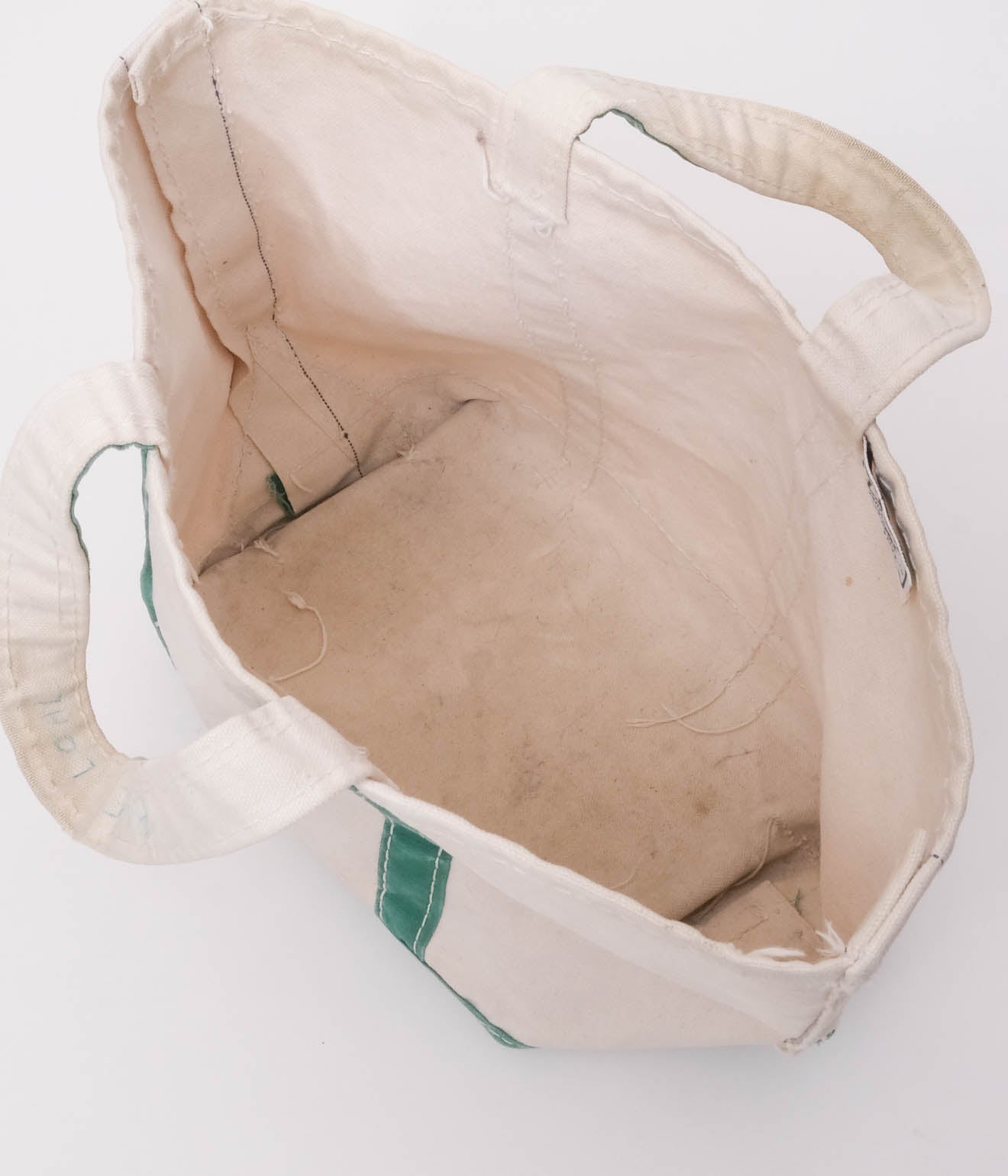 80's L.L.Bean Tote Bag (Natural×Green) – Lakewood Clothing